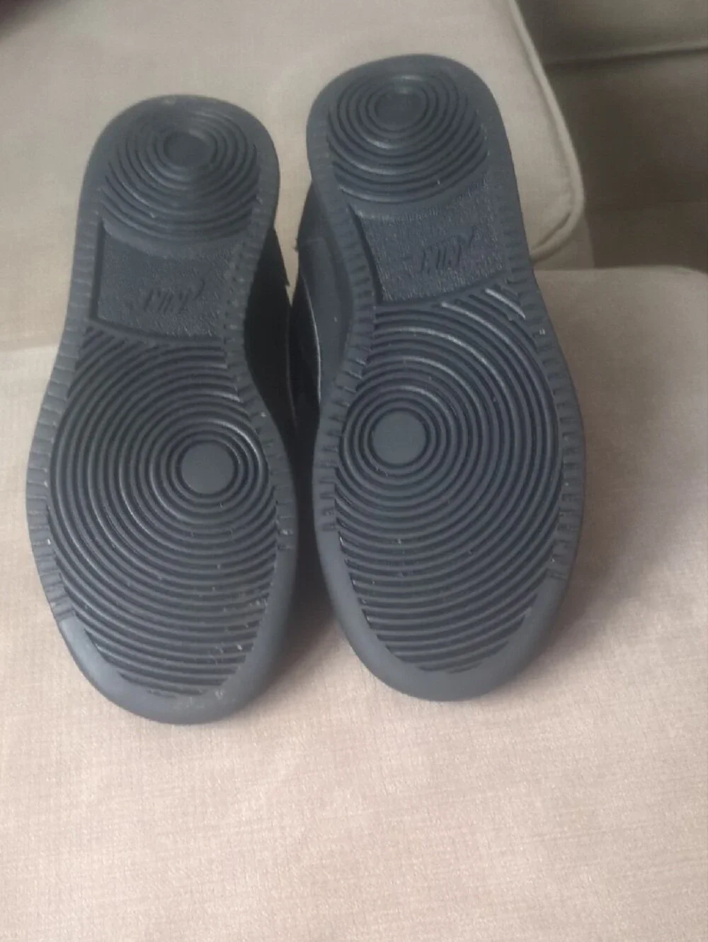 Kids Black High-Top Nikes